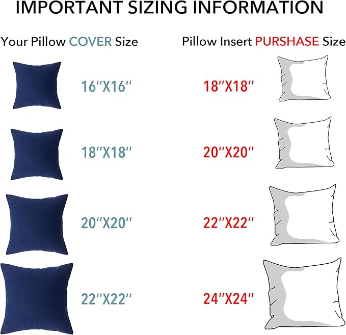 100% Cotton Pillow Insert - 2 Piece
