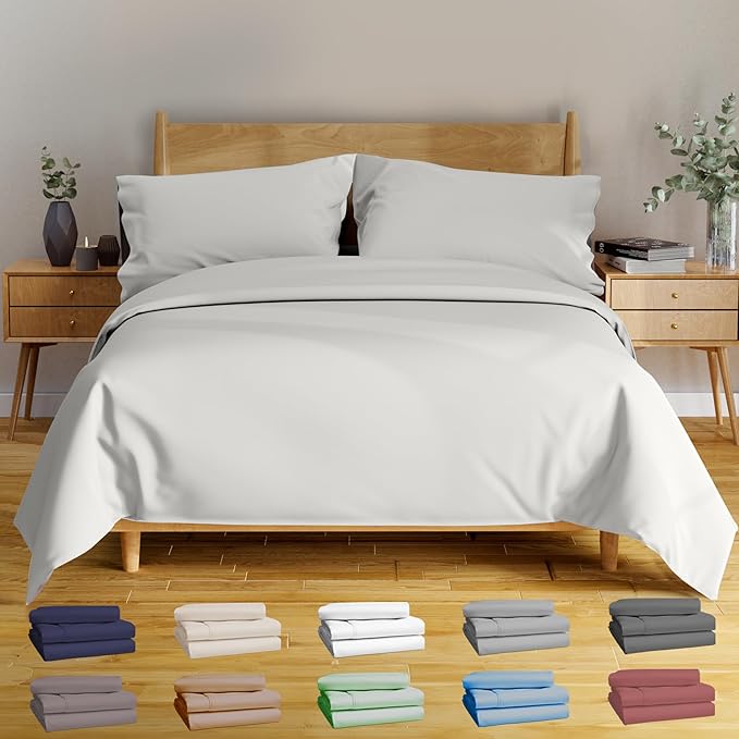 Bamboo Cooling Bed Sheet Set - Full - 4 Piece