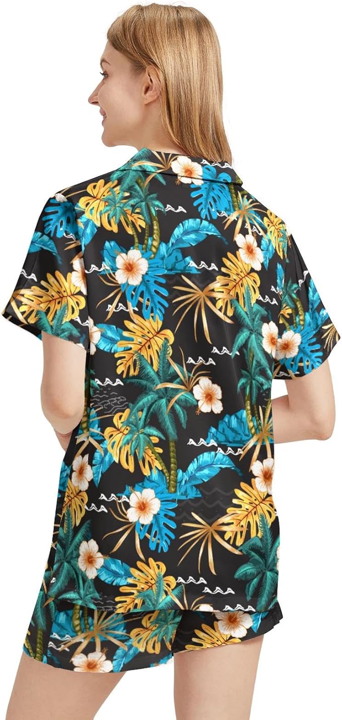 Women's Pajama Set - Short Sleeve - 2 Piece