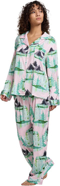 Satin Pajama Set - Long Sleeve - 2 Piece