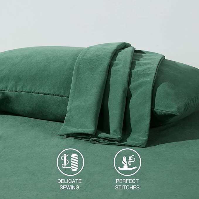Microfiber Pillowcase Set - King - 20 x 36 in - 2 Pack - 2 Piece