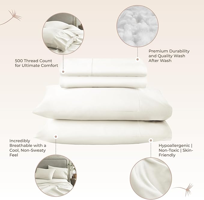 Bed Sheet Set - Full - 4 Piece
