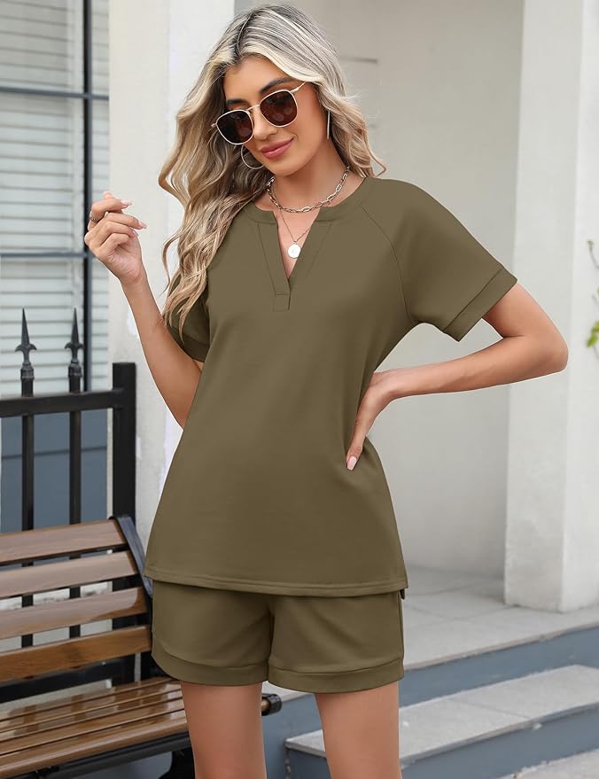 Loungewear Set - Shorts - 2 Piece