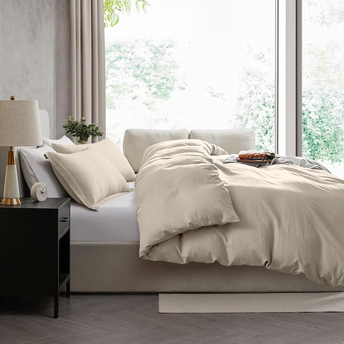 Linen Duvet Cover Set - Twin XL - 68 x 90 in - 2 Piece