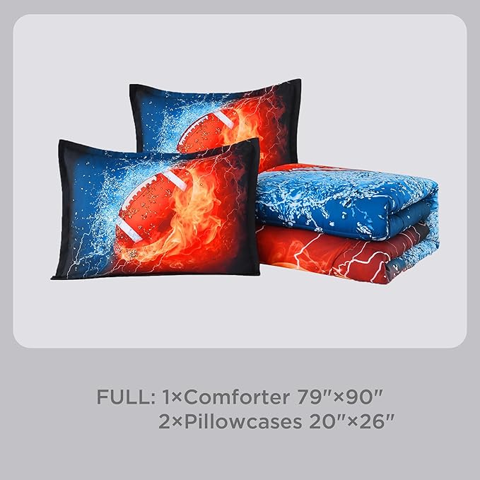Microfiber Comforter Set - Full - 79 x 90 in - 3 Piece