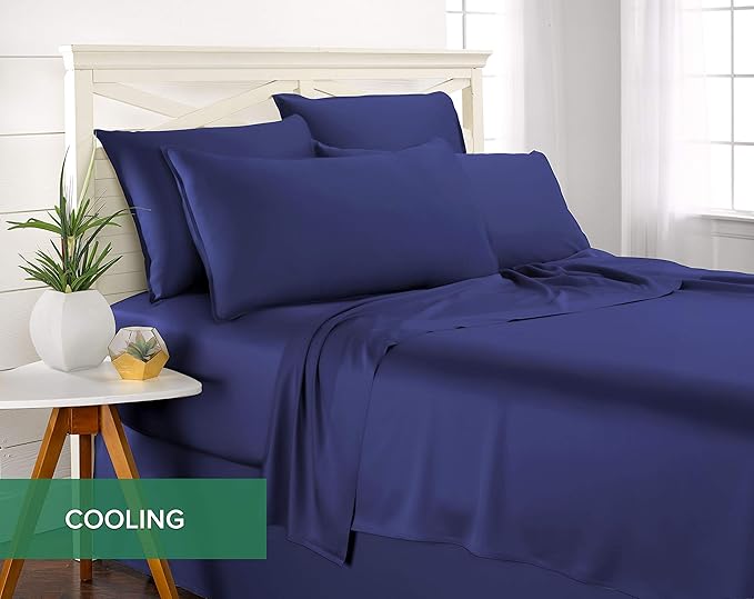 Bamboo Cooling Bed Sheet Set - Full - 4 Piece