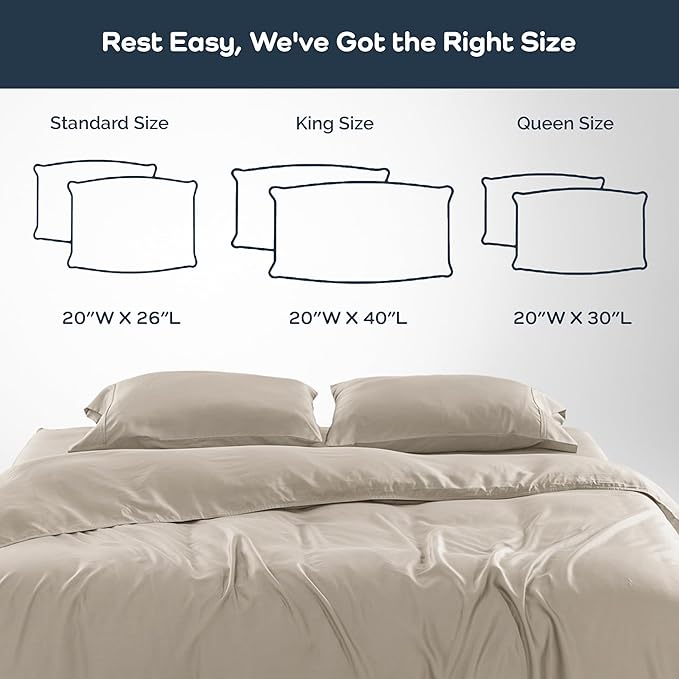 Cooling Pillowcase Set - King - 2 Piece