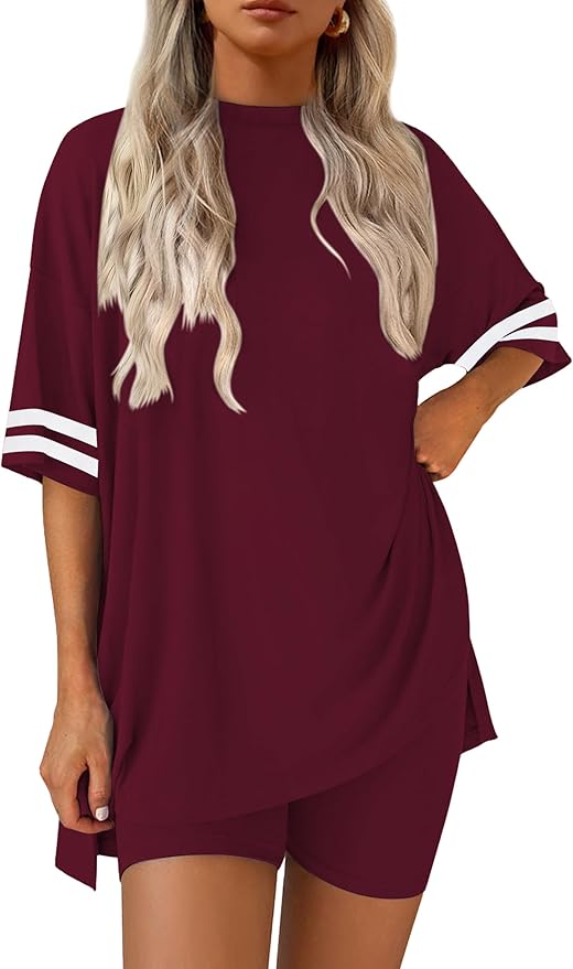Shorts Pajama Set - Short Sleeve - 2 Piece