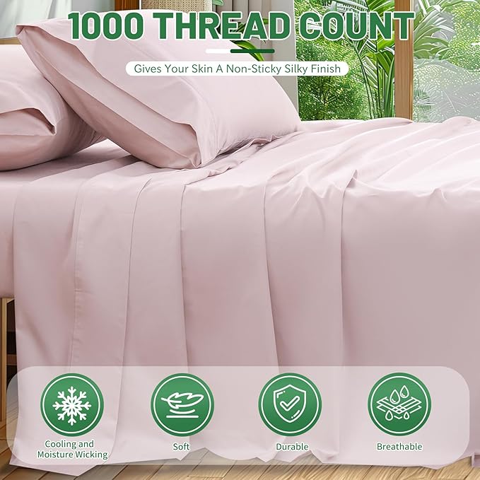Bed Sheet Set - King - 4 Piece