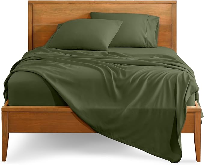 Microfiber Bed Sheet Set - Queen - 4 Piece