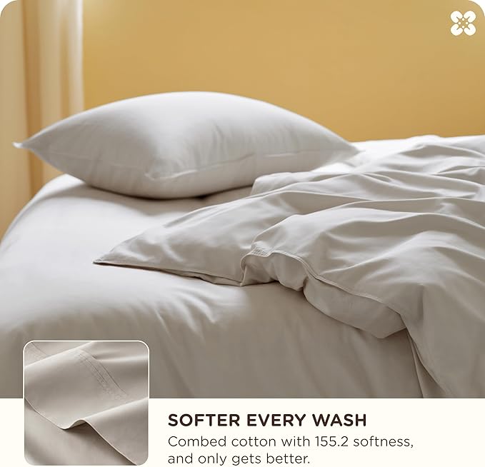 Bamboo Cooling Duvet Cover Set - Queen