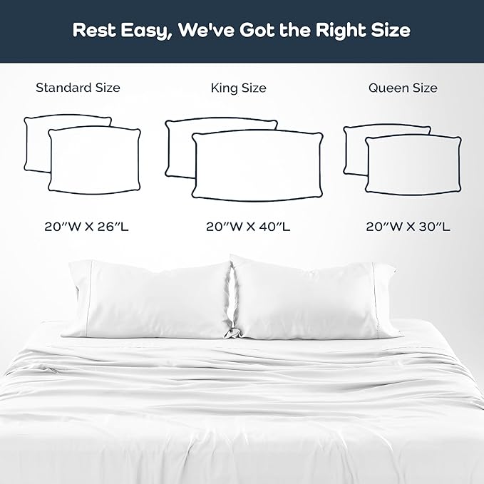 Linen Cooling Pillowcase - King