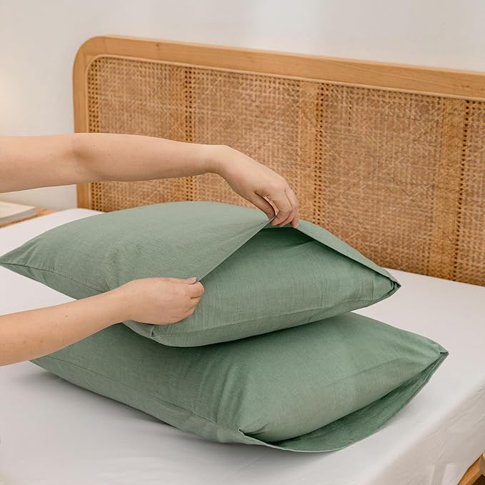 Linen Pillowcase Set - Standard - 20 x 26 in