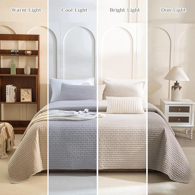 Linen Bedding Set - King - 3 Piece