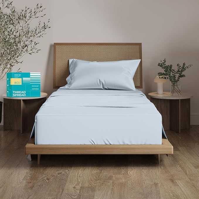 Cooling Bed Sheet Set - Twin - 16 in Deep Pocket - 3 Piece