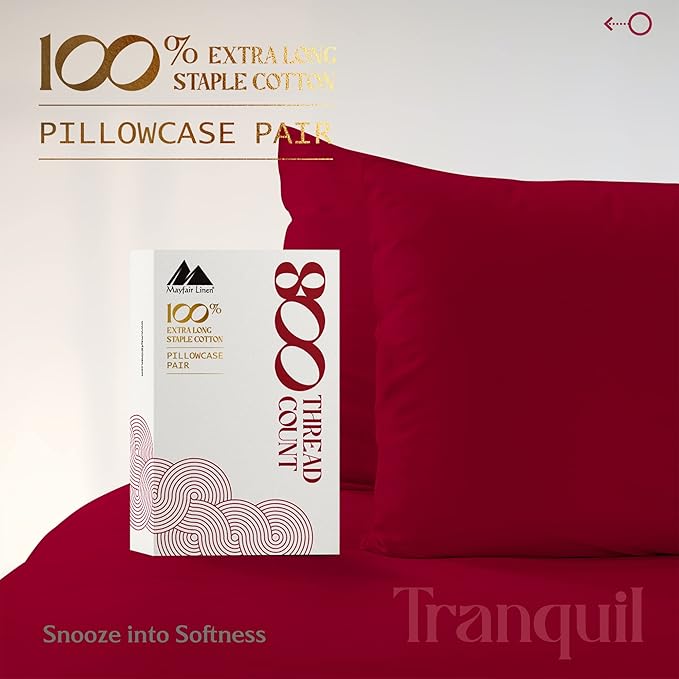 Linen Pillowcase Set - Queen - 2 Piece