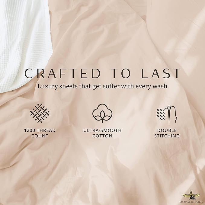 Cooling Bed Sheet Set - Queen - 18 in Deep Pocket