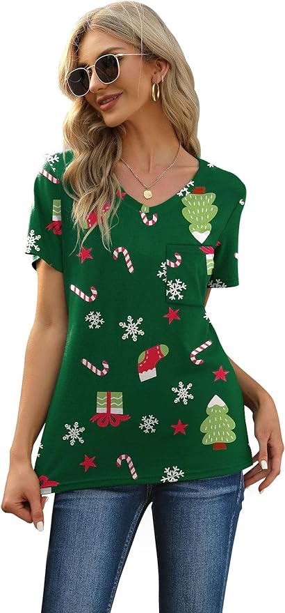 Women's Pajama Set - Short Sleeve - 2 Piece