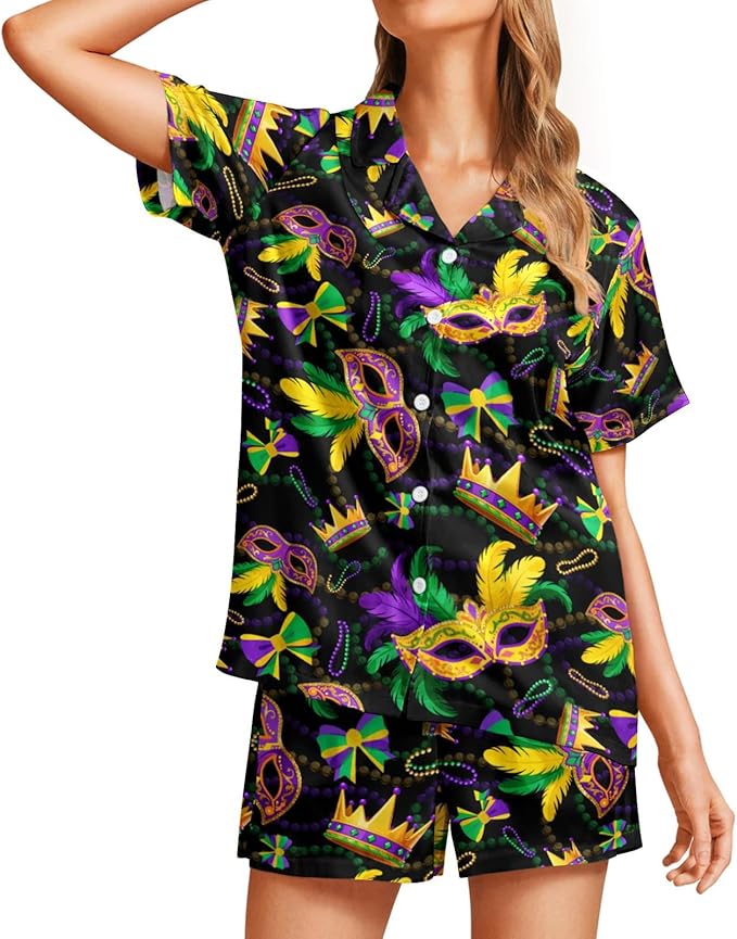 Women's Pajama Set - Short Sleeve - 2 Piece