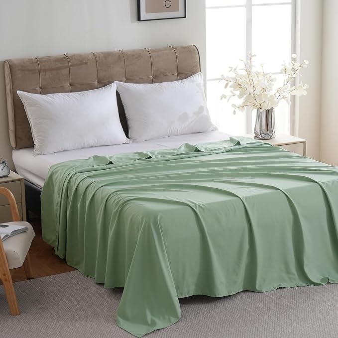 Microfiber Hypoallergenic Flat Sheet - Twin