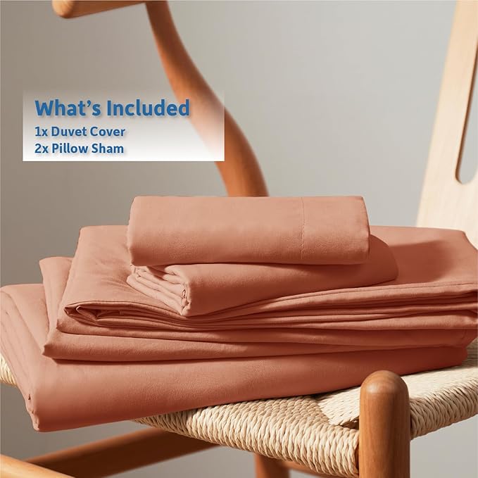 Duvet Cover Set - Full - 80 x 90 in - 3 Piece