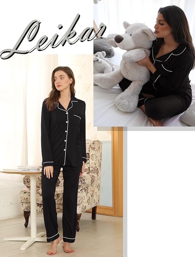 Women's Pants Pajama Set - Long Sleeve - 2 Piece