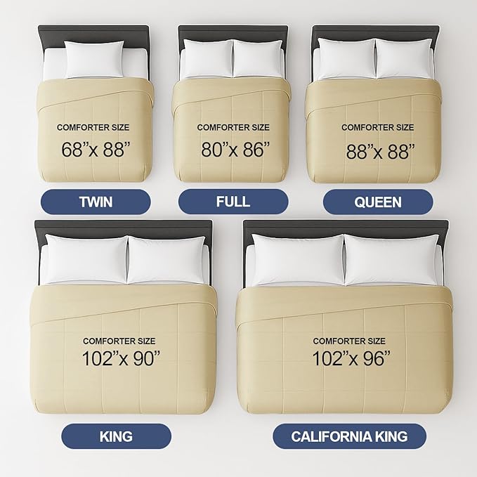 Microfiber Cooling Duvets Down Comforter - King