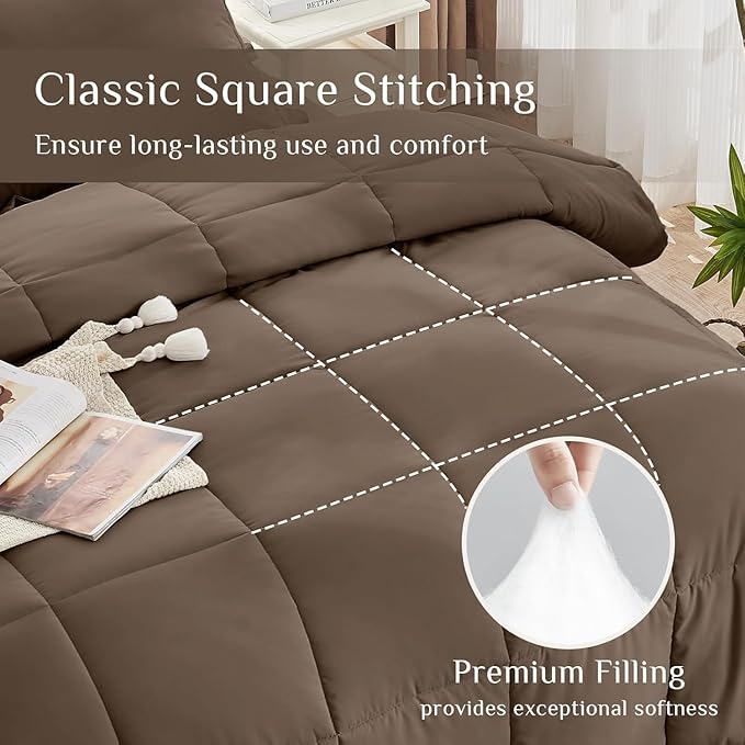 Down Alternative Comforter Set - King - 7 Piece