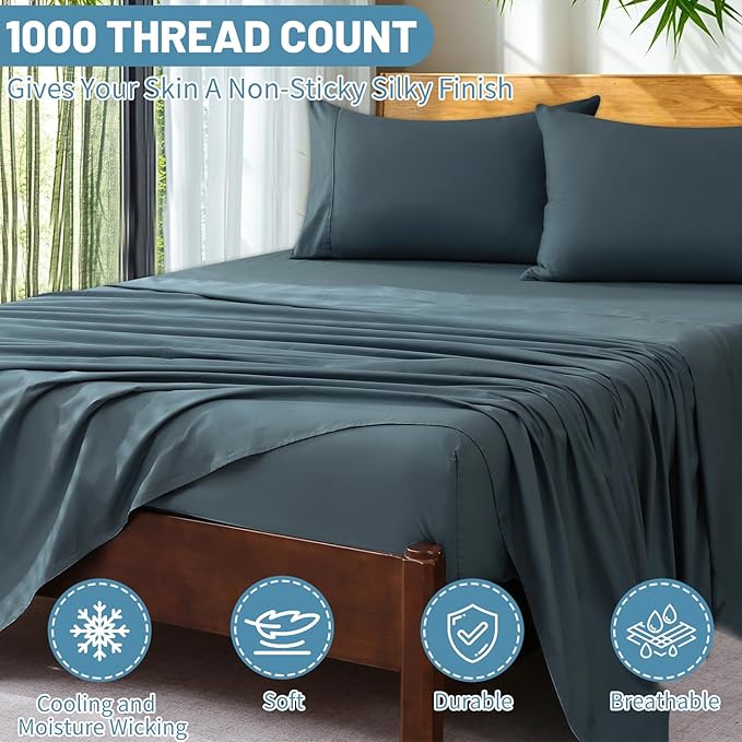 Bed Sheet Set - California King - 4 Piece