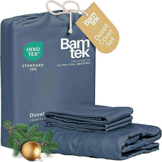 Bamboo Cooling Duvet Cover Set - Queen - 3 Piece