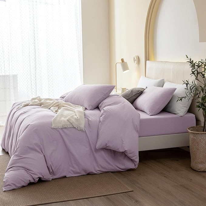 Linen Duvet Cover Set - Twin - 68 x 90 in - 2 Piece