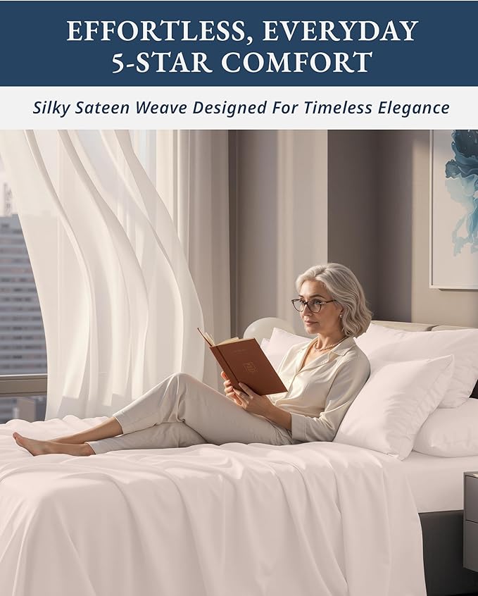 Linen Cooling Bed Sheet Set - Queen