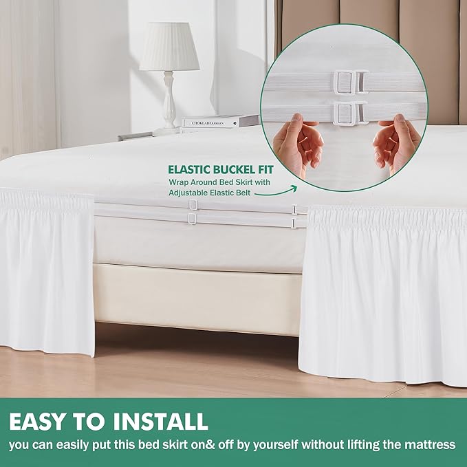 Bed Skirt - Full - 21 in Drop