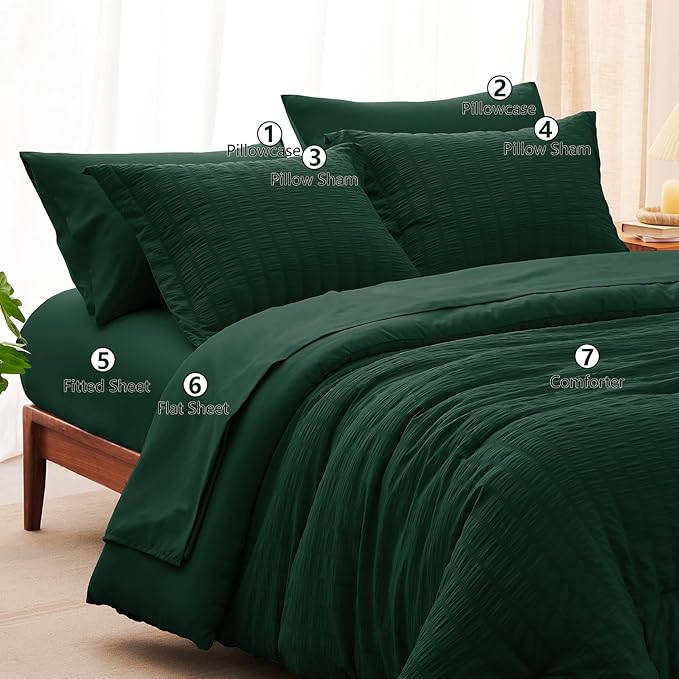 Down Alternative Comforter Set - Full - 7 Piece
