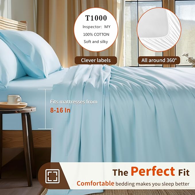 Bed Sheet Set - California King - 4 Piece