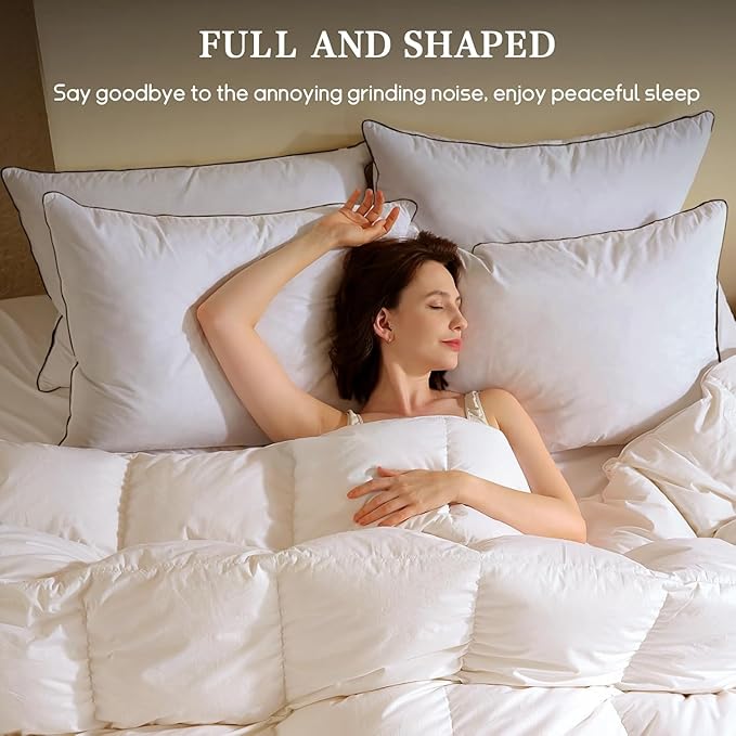 Bed Pillow - King - 2 Pack