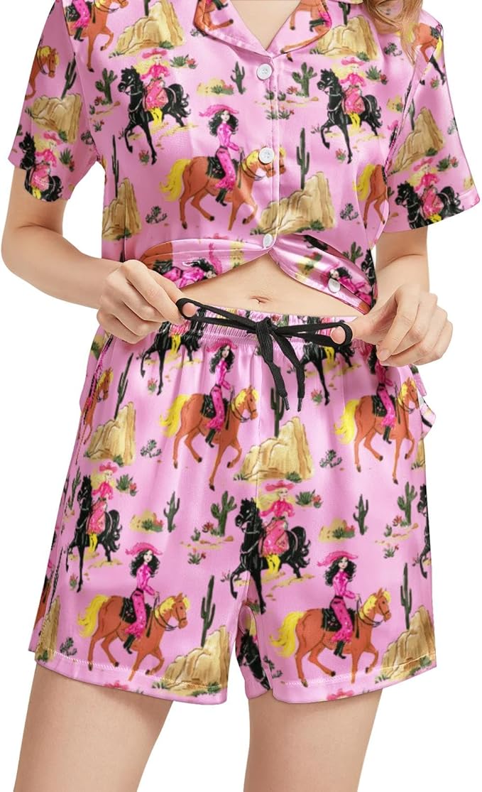 Women's Pajama Set - Short Sleeve - 2 Piece