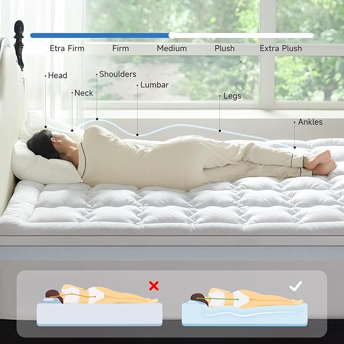 Memory Foam Mattress Topper - Queen