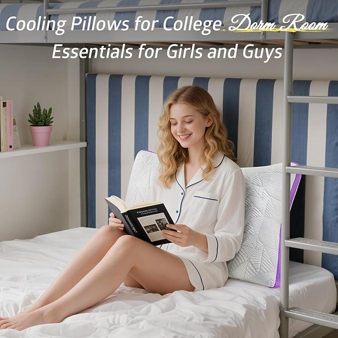 Memory Foam Cooling Bed Pillow - Queen