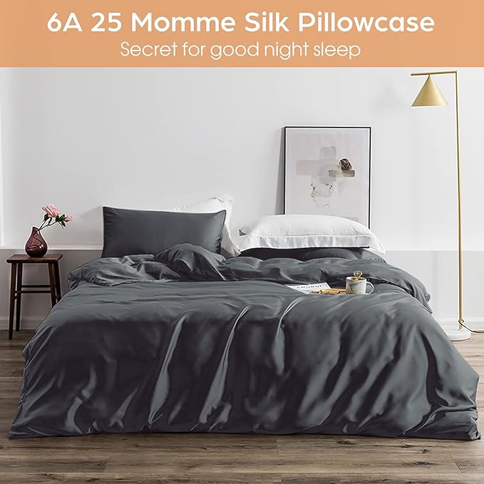Mulberry Silk Pillowcase Set - King - 2 Pack