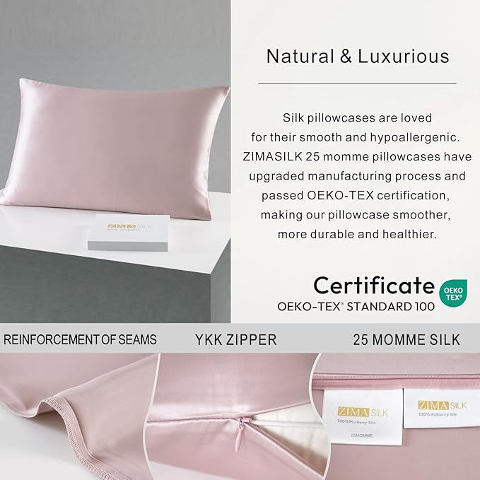 Mulberry Silk Pillowcase - Standard