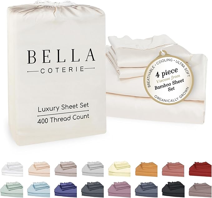 Bamboo Cooling Bed Sheet Set - King