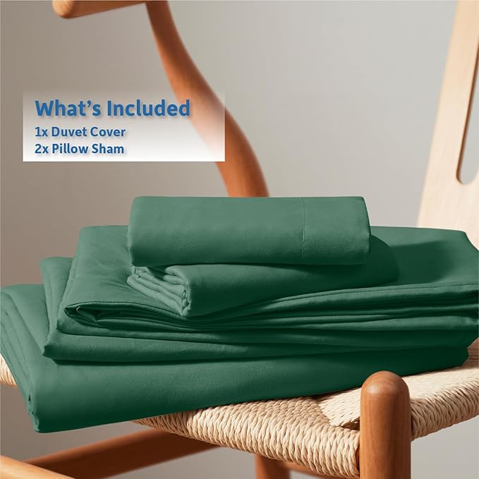 Duvet Cover Set - Queen - 90 x 90 in - 3 Piece