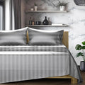 Linen Bed Sheet Set - Queen - 17 in Deep Pocket - 4 Piece