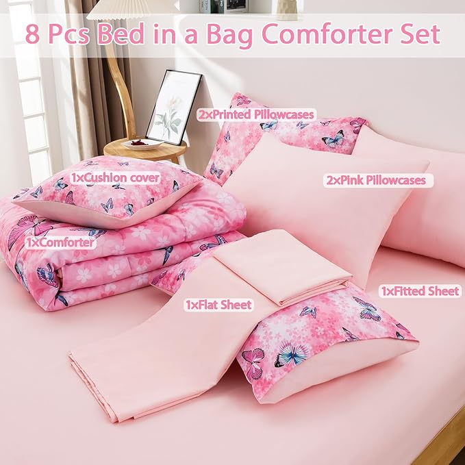 Comforter Set - Full - 8 Piece