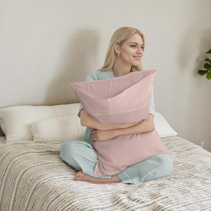 Bamboo Cooling Pillowcase Set - Standard - 20 x 26 in - 2 Pack - 2 Piece