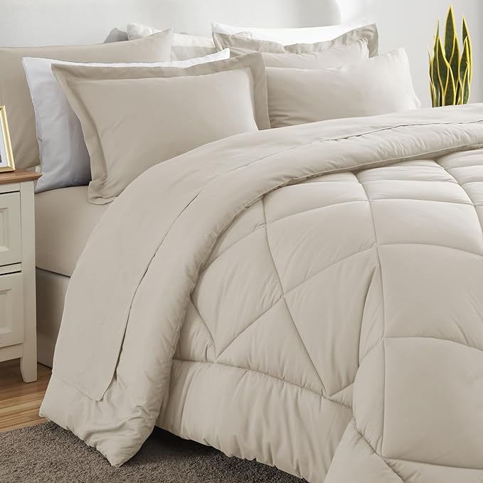 Down Alternative Comforter Set - Full - 7 Piece