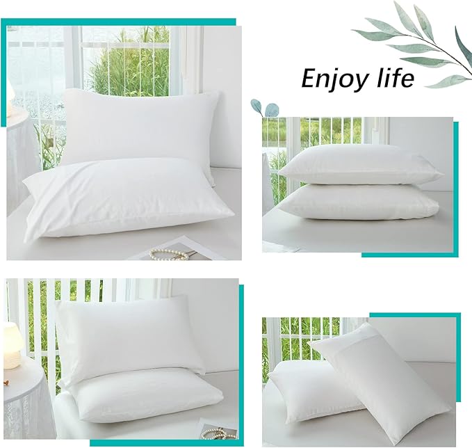 Microfiber Pillowcase Set - King - 20 x 40 in - 2 Piece
