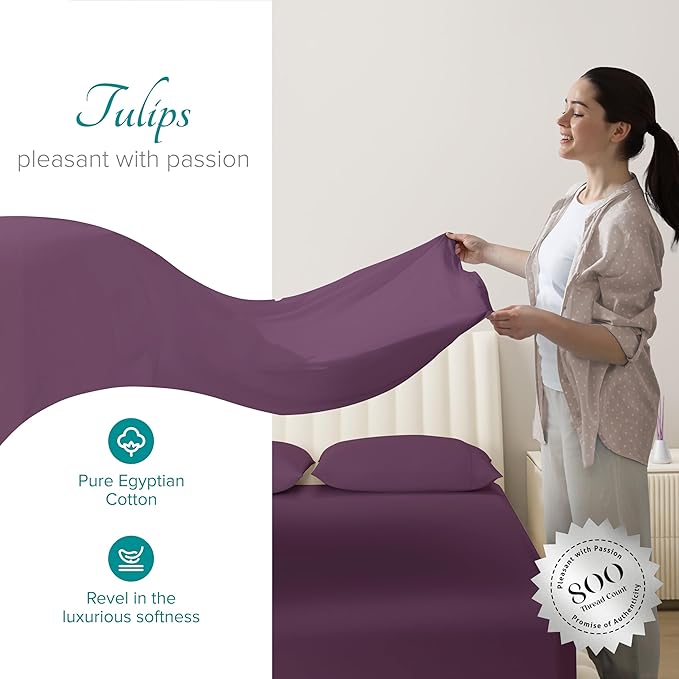 Linen Cooling Bed Sheet Set - King - 16 in Deep Pocket - 4 Piece