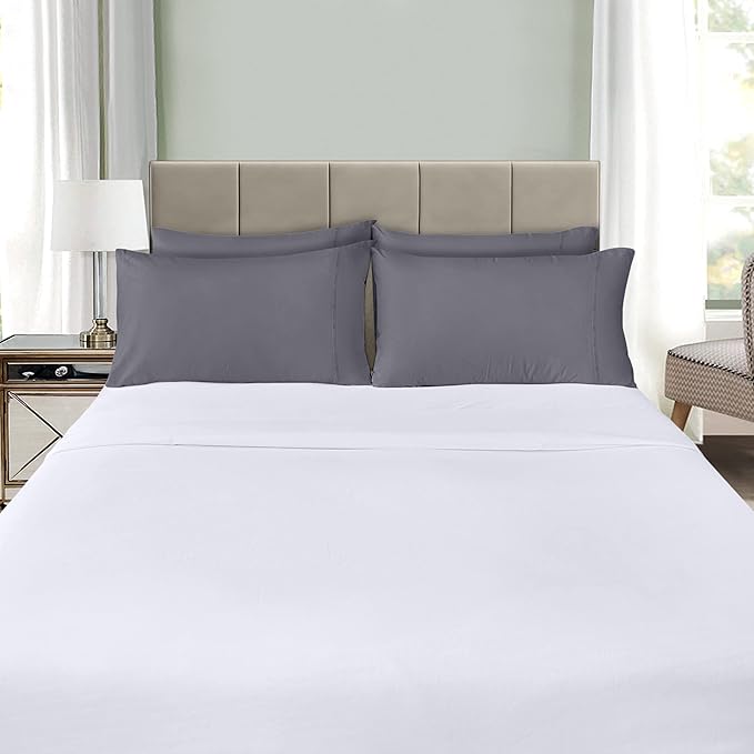 Microfiber Pillowcase Set - King - 20 x 40 in - 4 Pack